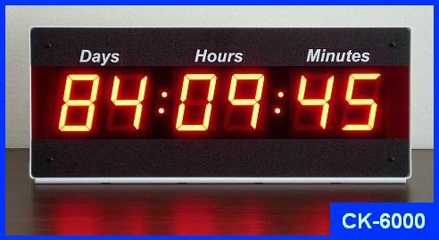 CK 6000 Countdown or Count Up Timer with Days Hours Minutes