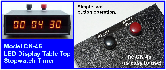 LED stopwatch lab timer