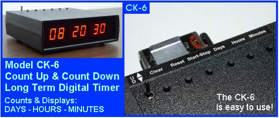 Photo of CK-6 day digital timer