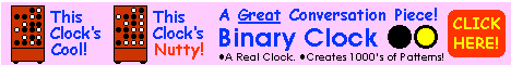 BC-10 BINARY CLOCK
