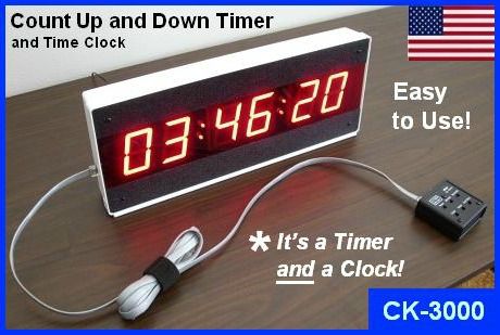 LED Large Digital Count Up Countdown Timer