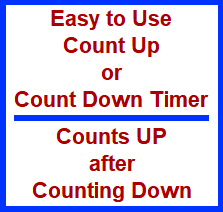CK-39 banner sign for counting up after counting down.