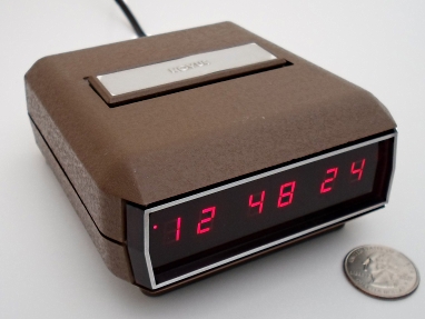 Novus six digit vintage digital clock