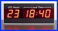 CK-2000 dual time zone wall clock