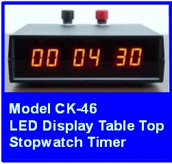 LED Lab Timer  Industrial Desk Stopwatch : Electronics USA