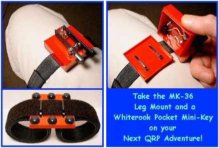 MK-36 mini key leg mount for portable operating